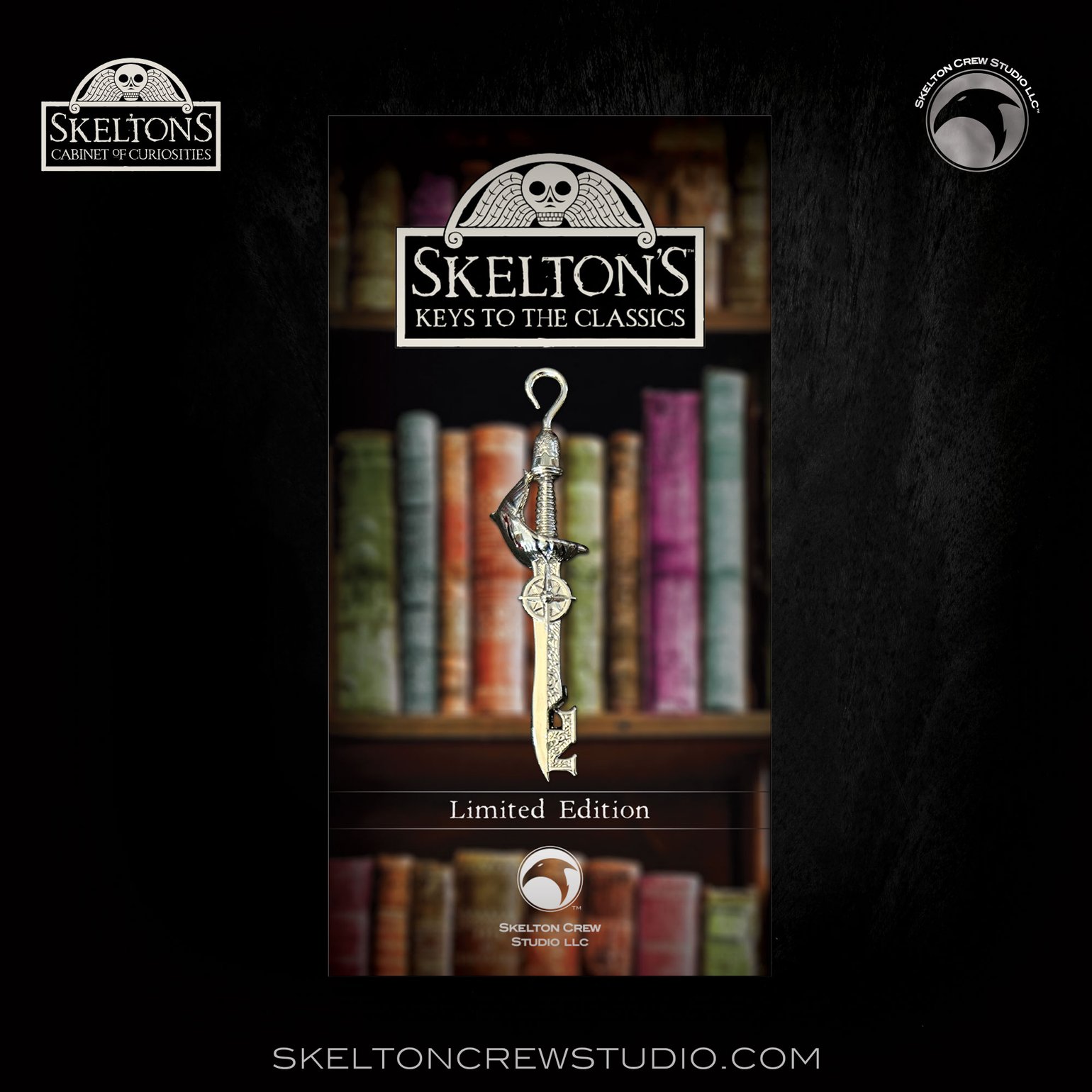 Image of Skelton's Keys to the Classics: Limited Edition Key to Neverland Pin!