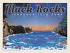 Black Rocks Marquette Michigan Vintage Style Travel Poster Art | Print No 086