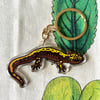 Long-toed Salamander Acrylic Keychain