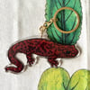 California Giant Salamander Acrylic Keychain 