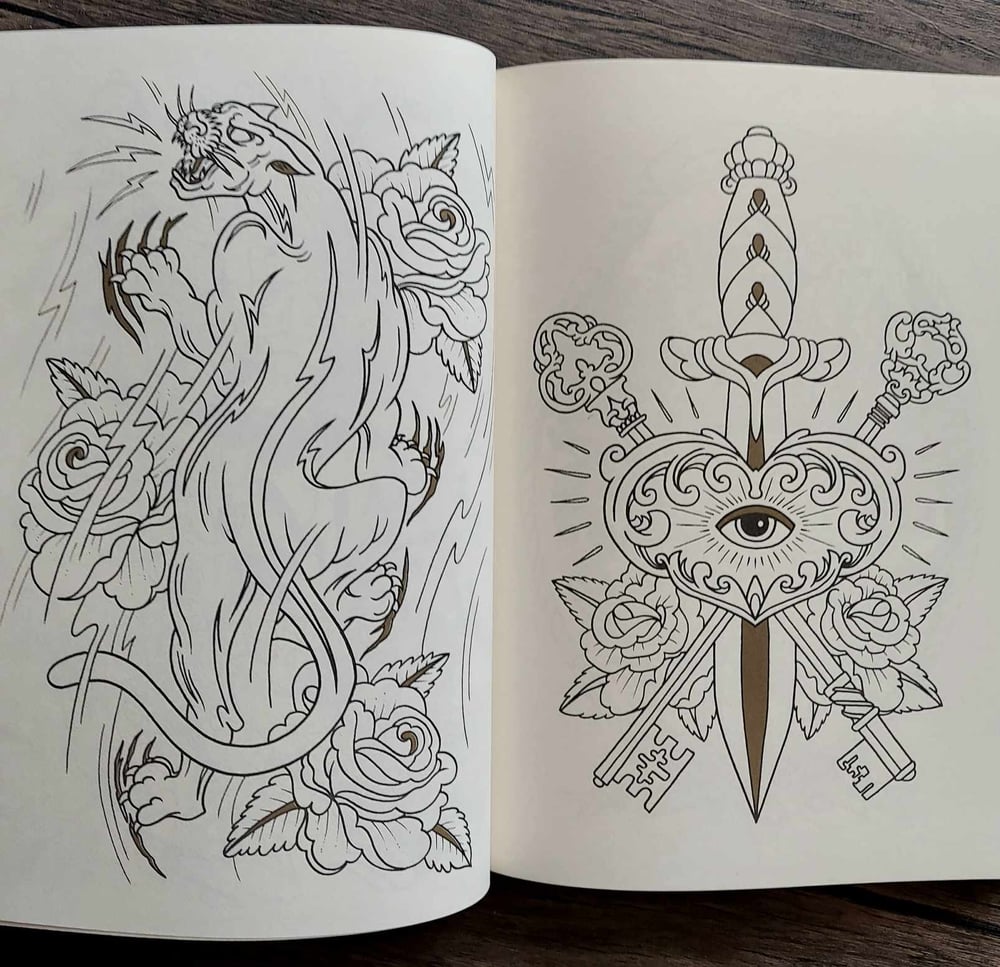 The Tattoo Coloring Book