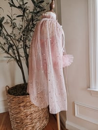 Image 2 of Dusty rose sequins cape