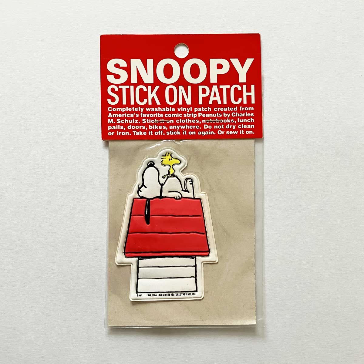 Image of Patch Snoopy niche années 70