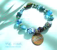 Image 3 of Hearts 'n Flowers Turquoise Hues