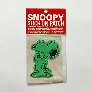 Image of Patch Snoopy vert années 70