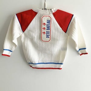 Image of Tricot baby scout 12/18 mois Petit Bateau stock neuf