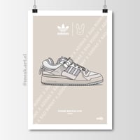 Image 1 of Adidas Forum Low x Bad Bunny “Last Forum” Sneaker Print