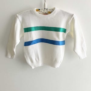 Image of Tricot blanc 2 ans Petit Bateau stock neuf