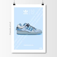 Image 1 of Adidas Forum Low x Bad Bunny “Blue Tint” Sneaker Print