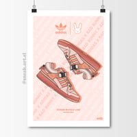 Image 1 of Adidas Forum Low x Bad Bunny “Easter Egg” Sneaker Print