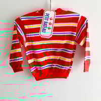 Image 2 of Sweat rouge 18/24 mois Petit Bateau stock neuf