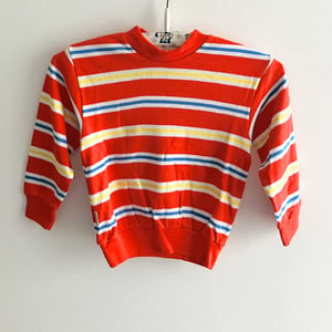 Image of Sweat rouge 2 ans Petit Bateau stock neuf