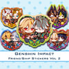 🔹Genshin Impact Vol 2🔹 Friend/Ships Stickers