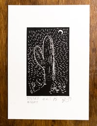 Image 3 of Desert Night Serigraph