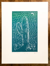 Image 1 of Desert Night Serigraph