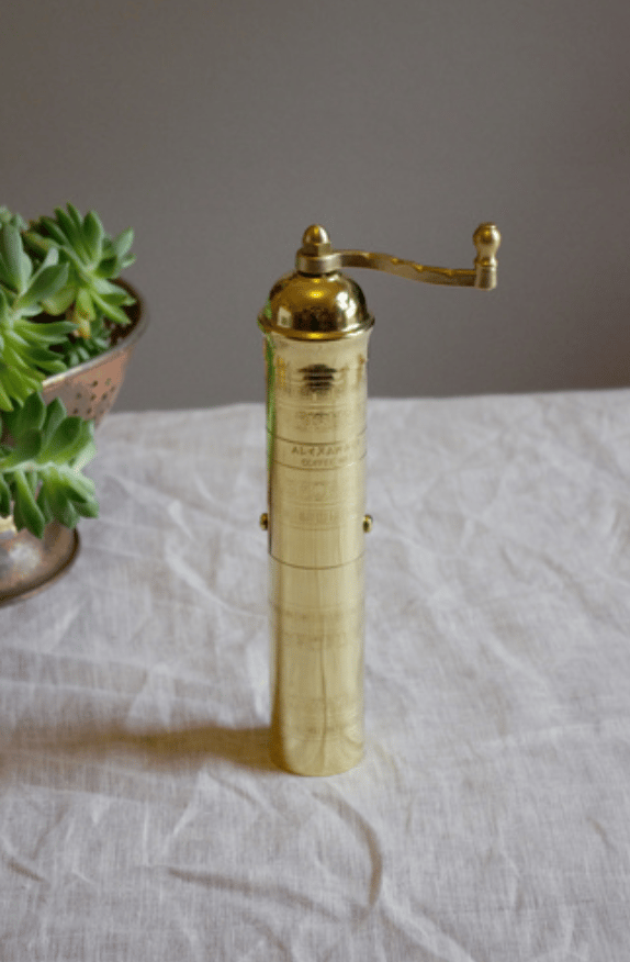 Image of Brass Coffe Grinder