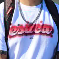 Image 3 of ESUCA Airbrush Tee White