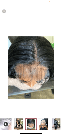 Image 5 of MAY| BLACK  13X4 BODY WAVE LACE FRONT WIG 
