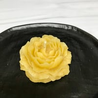 Image 2 of Peony Flower Beeswax Candle