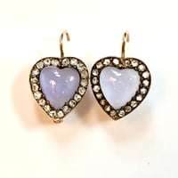 Image 1 of ANTIQUE HEART EARRINGS