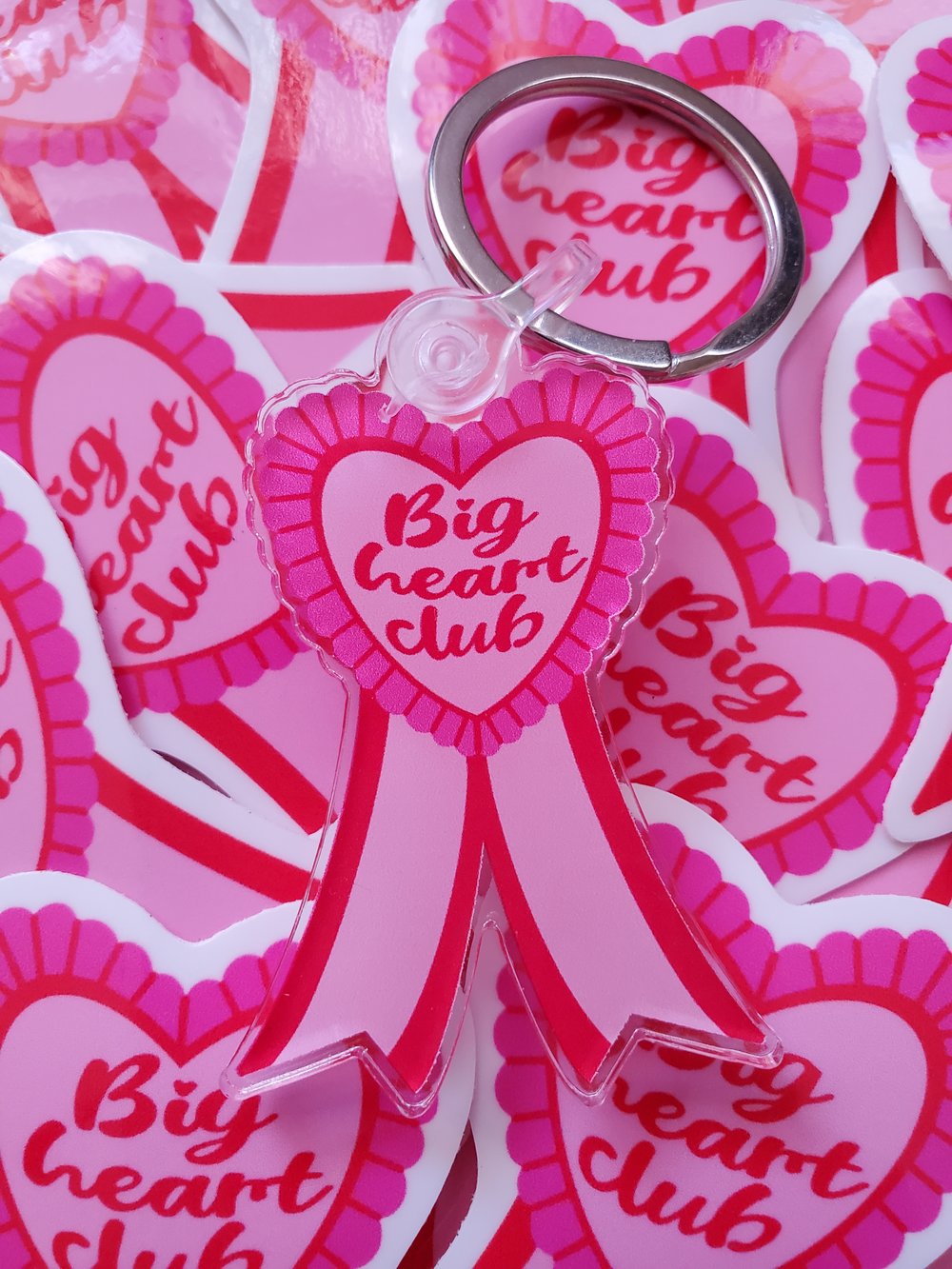 Image of Big Heart Keychain