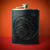 Leather-wrapped Flask #13 (Blue)