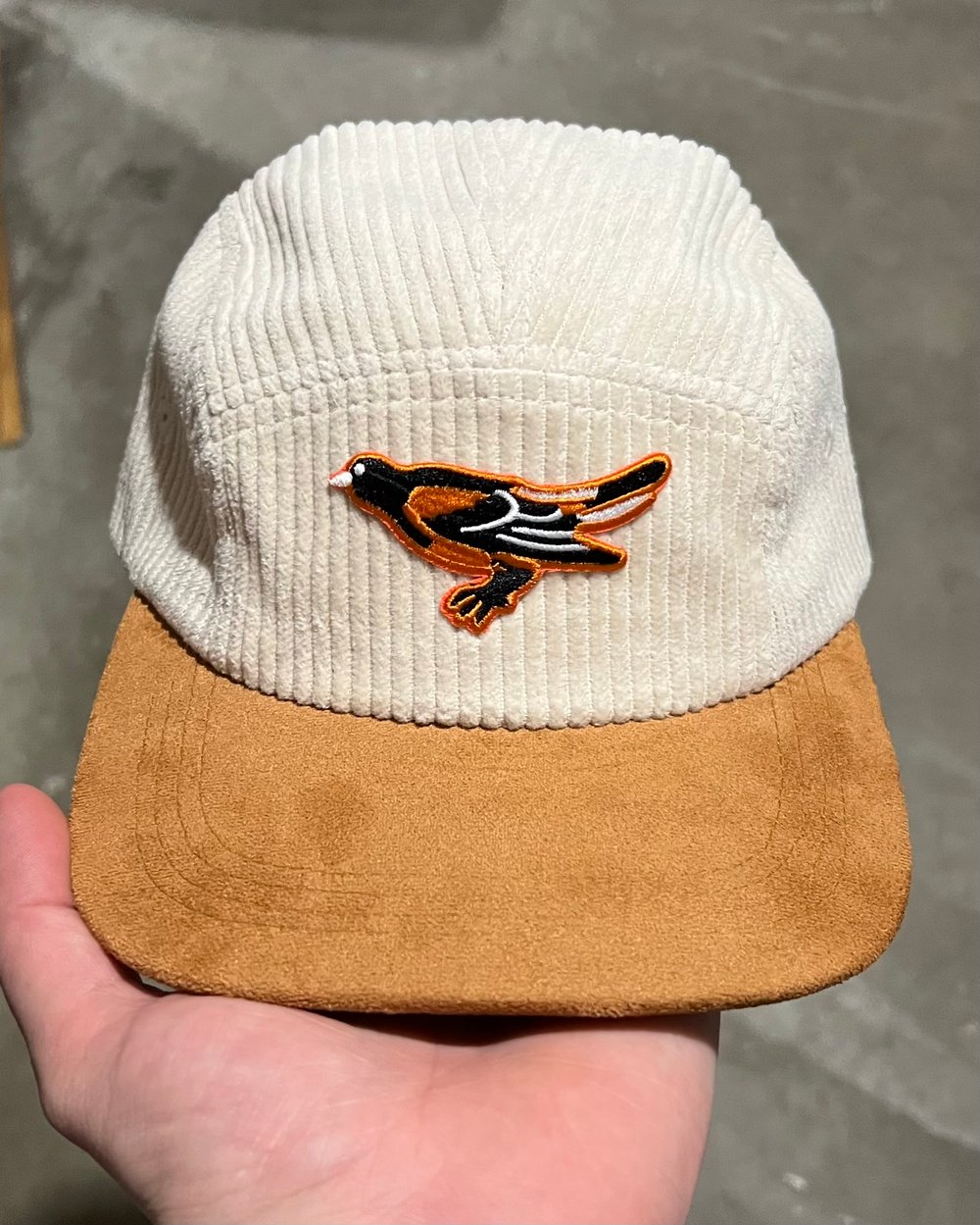 Image of Vintage Style Baltimore Orioles Bird Corduroy