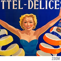 Image 2 of Vittel Delices | Emmanuel Gaillard - 1952 | Drink Cocktail Poster | Vintage Poster