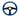 Dogfight SPL Race Pro Steering Wheel - 350mm Blue Suede