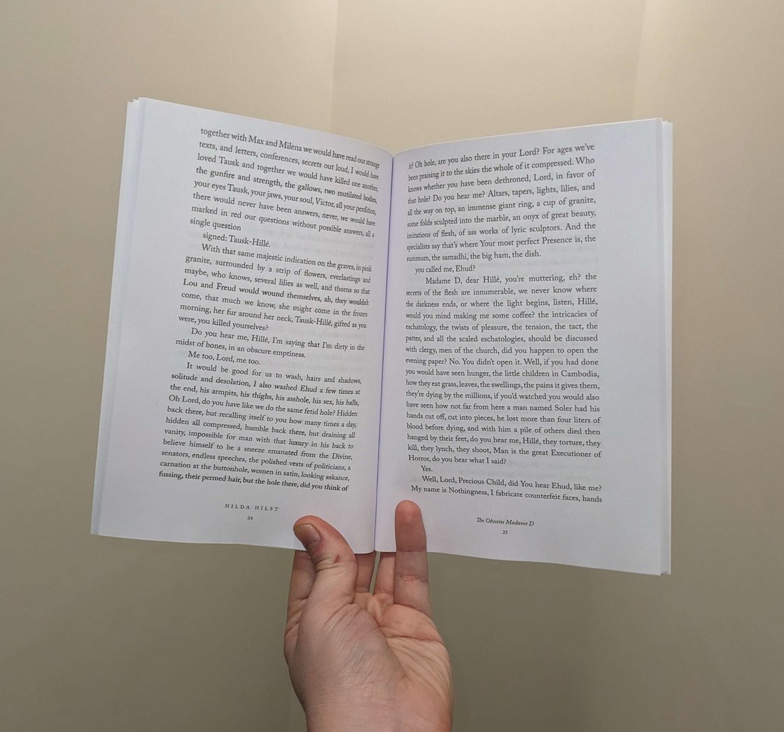 Image of "The Obscene Madame D" Hilda Hilst/