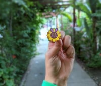 Image 2 of Bunflower Enamel Pin