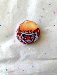 Image 1 of Twisted Metal Sweet Tooth Button Pin