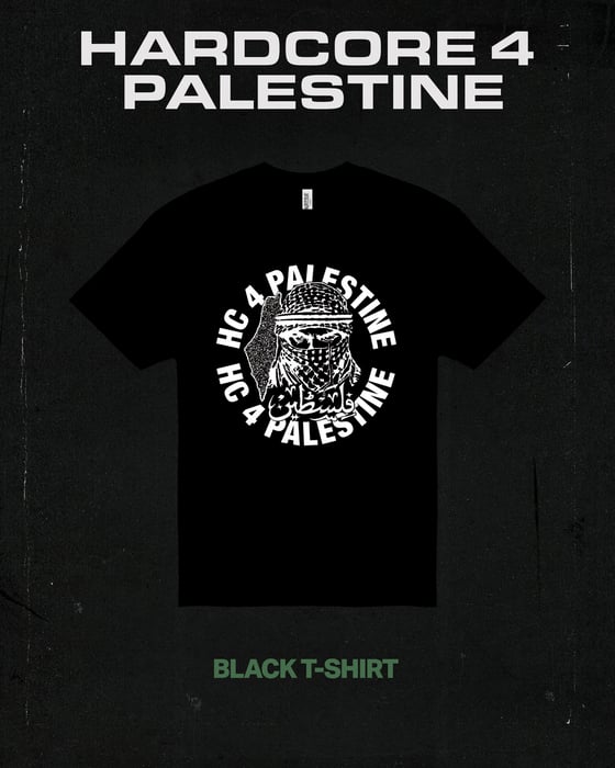 Image of Hardcore for Palestine shirt