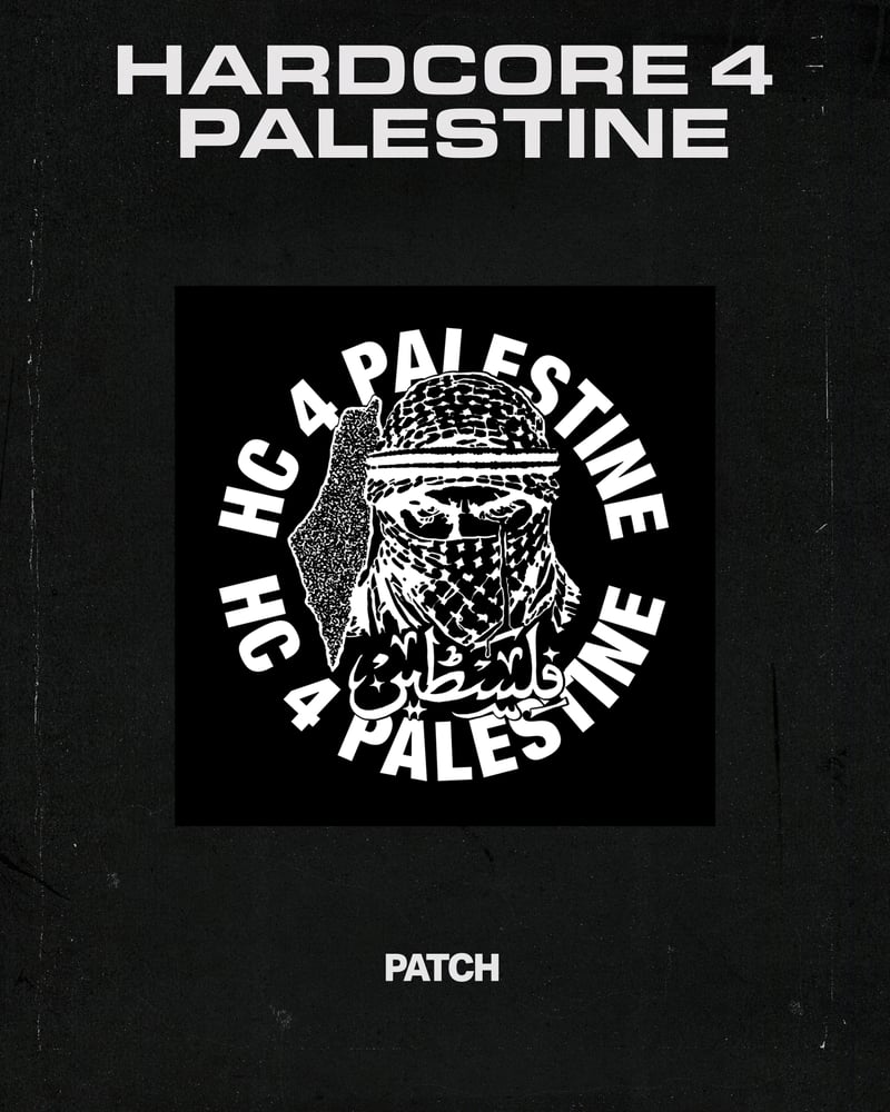 Image of Hardcore for Palestine patch