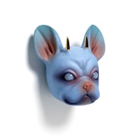 Image 2 of Chikkoi Frenchie (blue/gold horns)