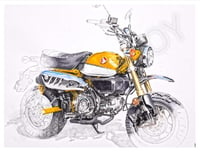 Image 3 of HONDA MONKEY YELLOW BANANA