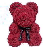 Valentines Rose Bear Red 40cm
