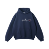 SUDADERA OVERSIZE AZUL MARINO