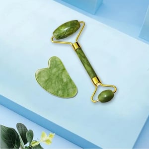Image of Gua Sha Face Massager Roller Jade Store Scraper Roller Massage  Body 