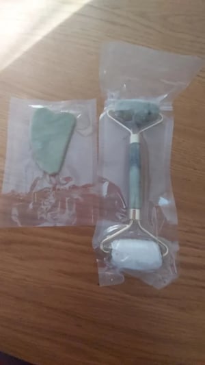 Image of Gua Sha Face Massager Roller Jade Store Scraper Roller Massage  Body 