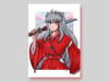 Print InuYasha A5 ou A4. Signé à la main