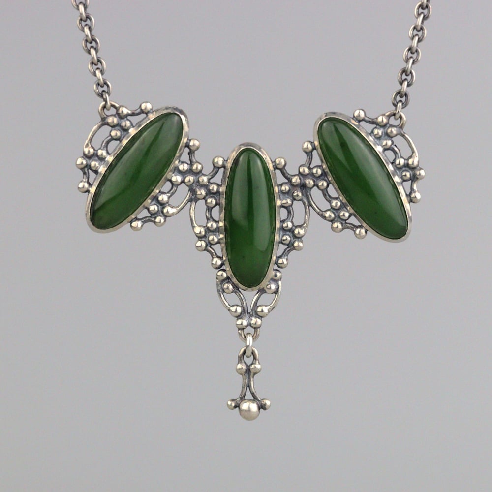 Image of Large Oval Trio Necklace