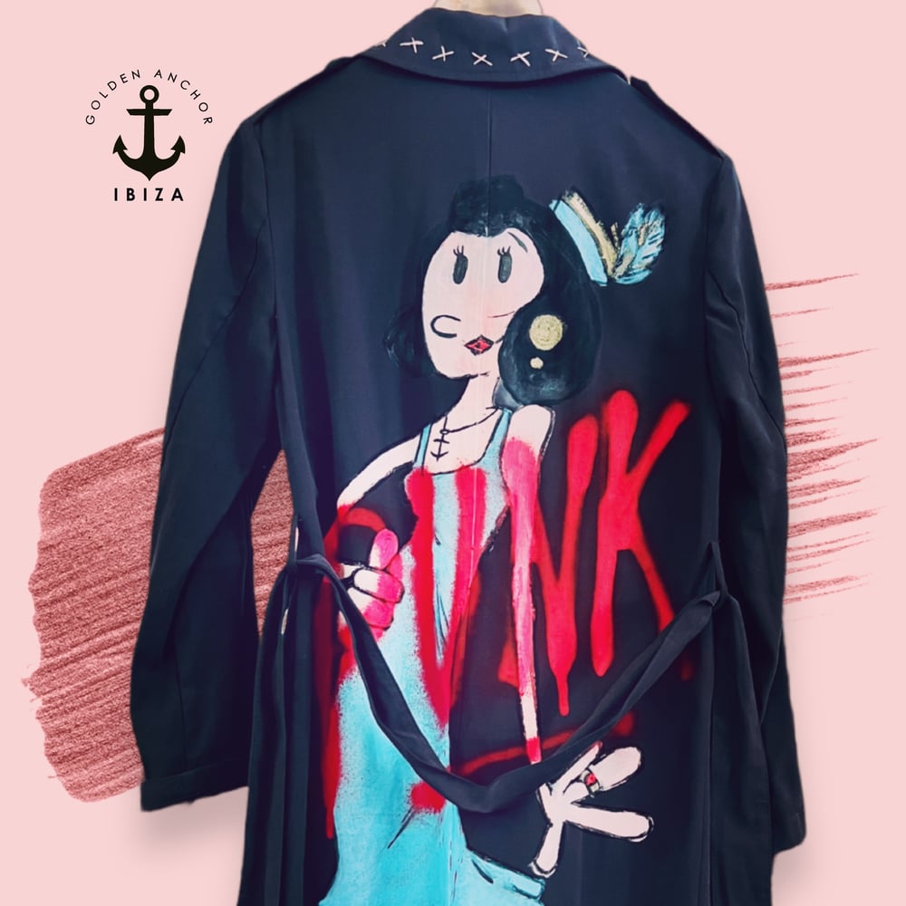 Image of Olivia  ¥ viLLaGe punK ¥ IbiZa ¥ TrenChcoaT ¥festival