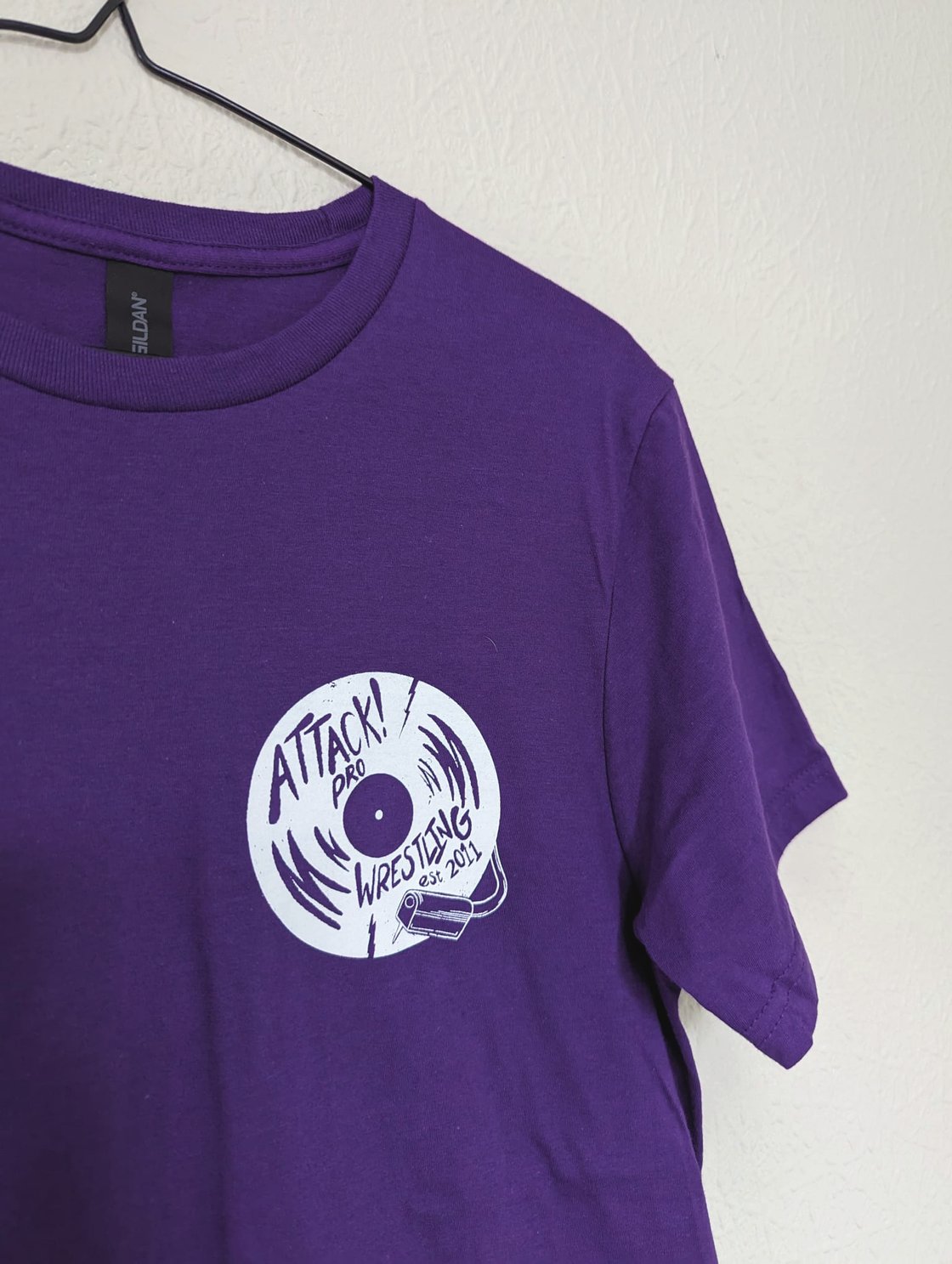 Image of Purple Record Player Shirt