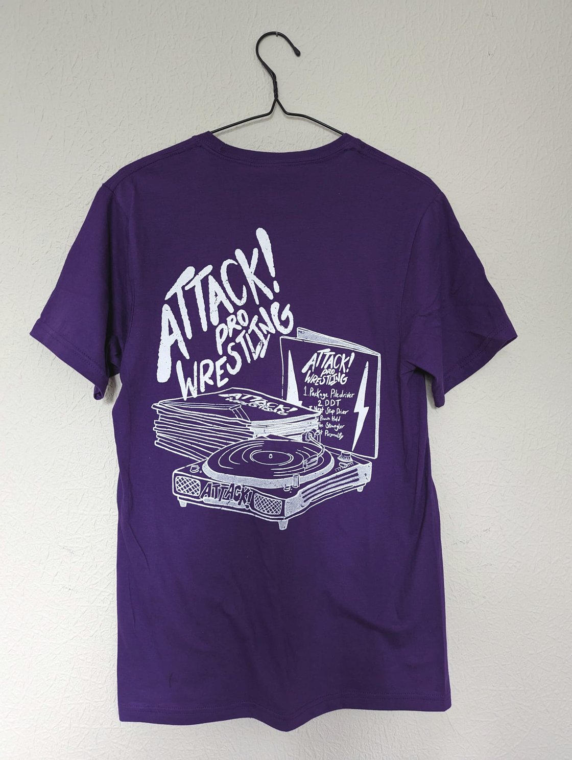 Image of Purple Record Player Shirt