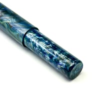 Image 1 of Heavy Metal, custom bespoke pen blanks, high pressure cured with Alumilite Resin. Maker ready!