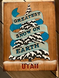 Greatest Snow on Earth + Tree Banner