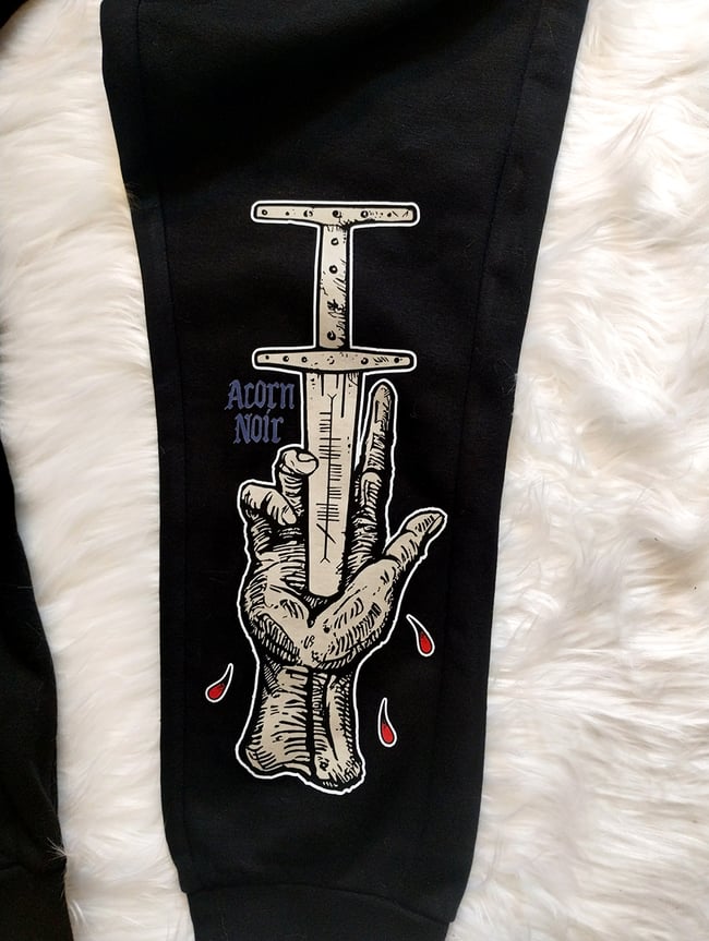 hand dagger sweatpants 