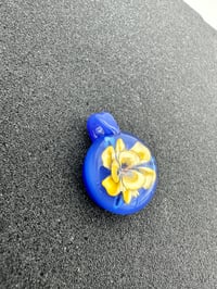 Image 2 of Akhiro Blue Flower Pendant 