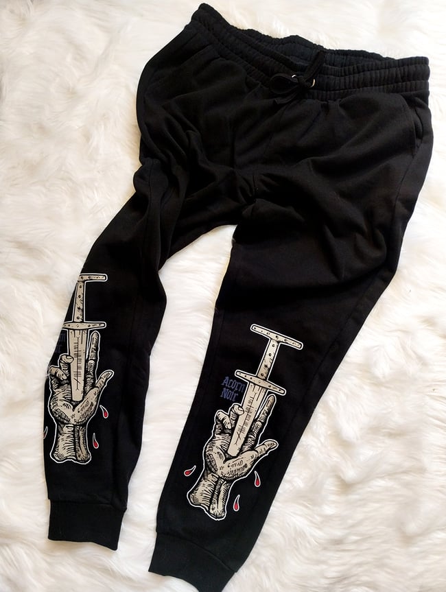hand dagger sweatpants 